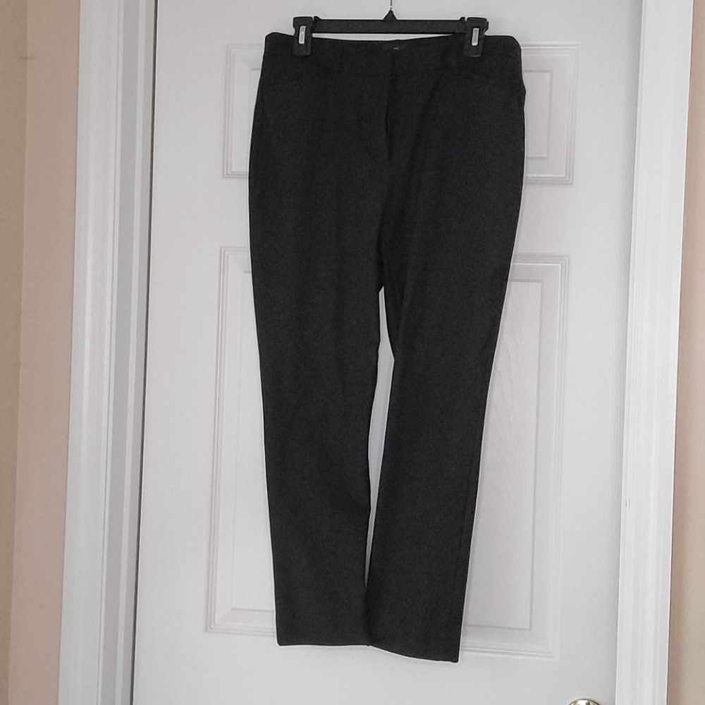 WHBM Slim Ankle Dress Pants, Sz 10, Black
